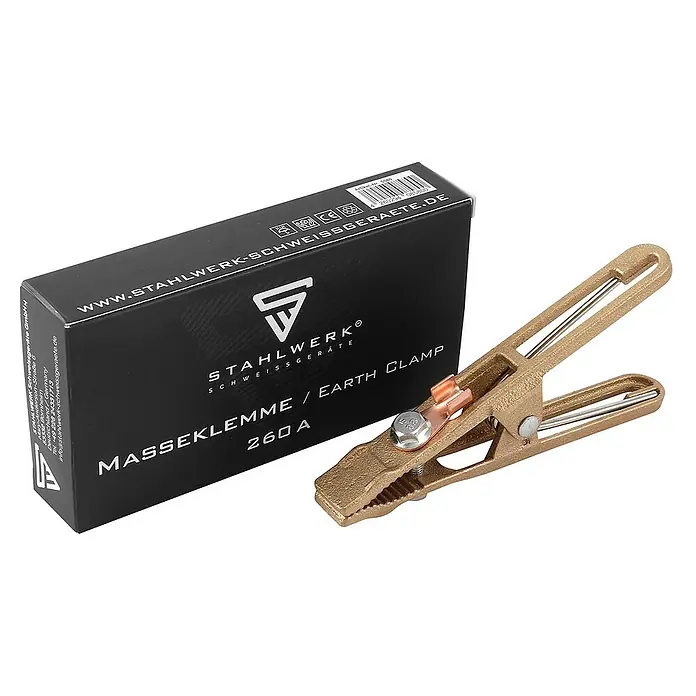 STAHLWERK Masseklemme 2 x Masseklemme belastbar bis 260A - 