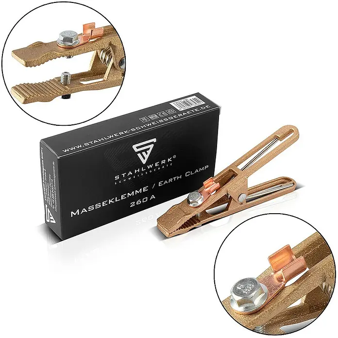 STAHLWERK Masseklemme Masseklemme belastbar bis 260A - 