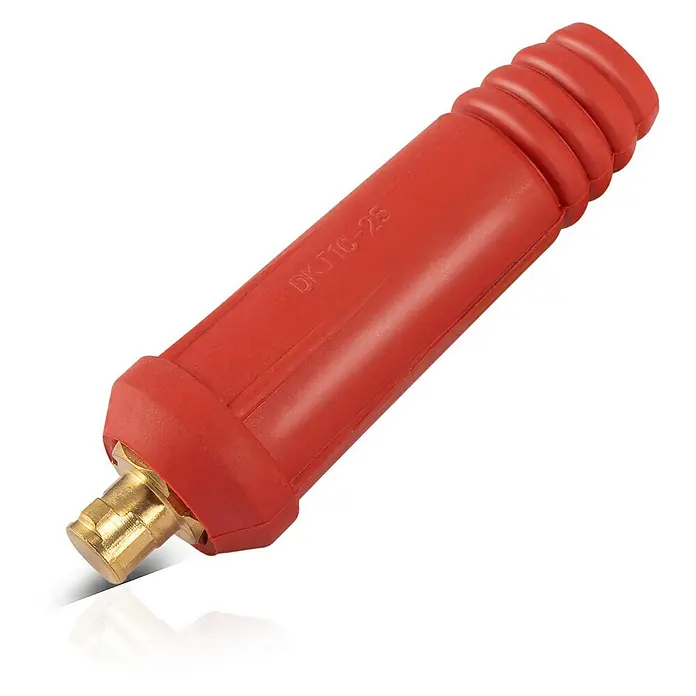STAHLWERK Schweißkabel-Stecker 2er Set 9 mm Dorn Messing - 