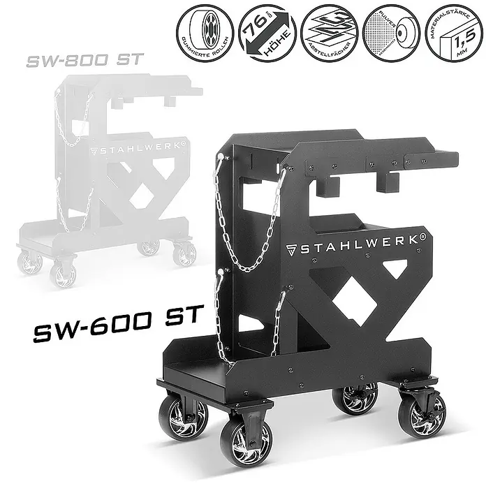 STAHLWERK Schweißwagen Schweißwagen für Plasmaschneider - 