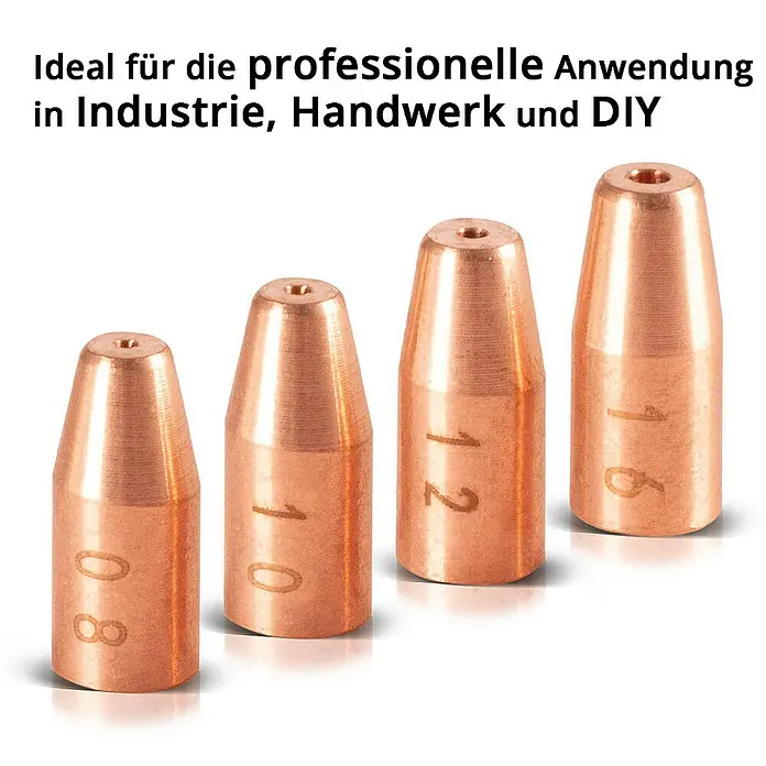 STAHLWERK Schweißzubehör-Set Drahtführungsdüsen 4er Set - 
