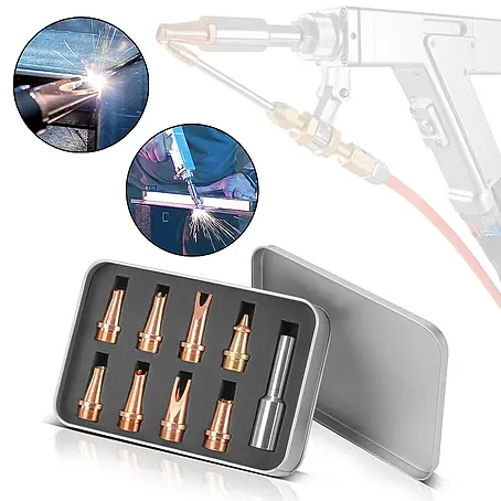 STAHLWERK  Schweißzubehör-Set Laser Düsen 9er Set für Laser Schweißbrenner