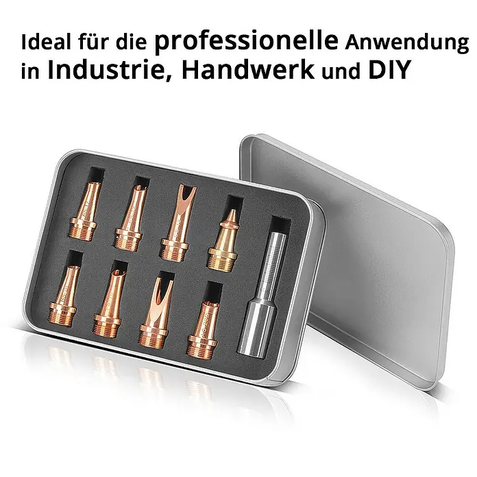 STAHLWERK Schweißzubehör-Set Laser Düsen 9er Set für Laser Schweißbrenner - 