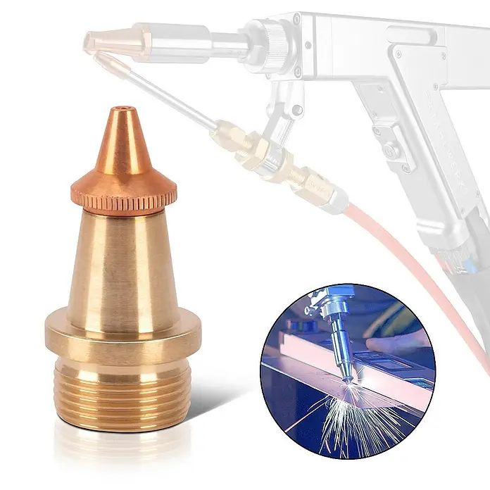 STAHLWERK Schweißzubehör-Set CUT Düse M8 x 1,5 mm für Laser-Schweißbrenner - 
