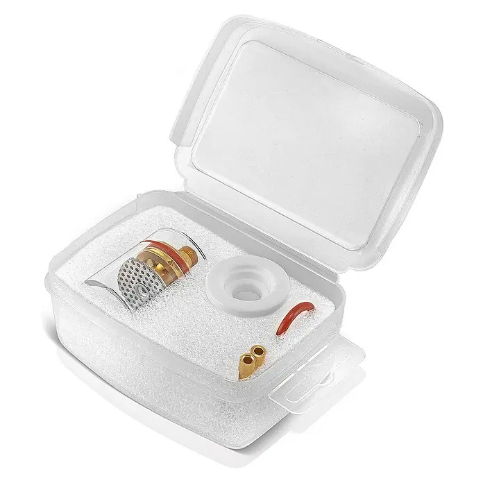 STAHLWERK Schweißzubehör-Set WIG Verschleißteile Glas Gaslinsen Set 7-teilig - 