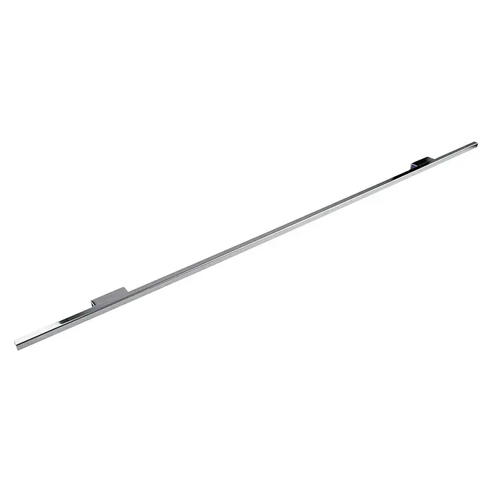Fackelmann LED-Aufsatzleuchte - 9,4 W, 230 V - Schlanke, silberne lineare LED-Lichtleiste mit integrierten Endkappen, modernes Leuchtendesign.