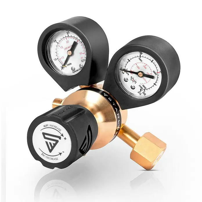 STAHLWERK Schweißzubehör-Set Druckminderer ARGON CO2 - 1 -tlg.
