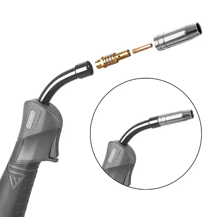 STAHLWERK Schweißzubehör-Set für MIG MAG AK15/MB15 AK14/MB14, 28-teilig - 