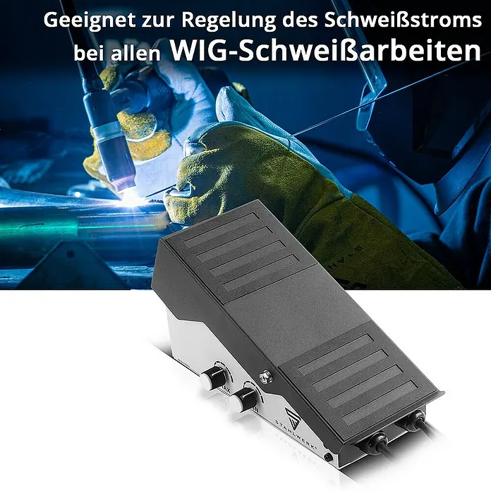 STAHLWERK Schweißzubehör-Set STAHLWERK WIG Fußpedal - 