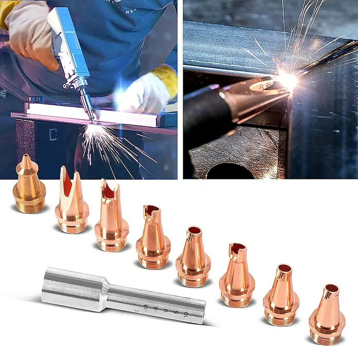 STAHLWERK Schweißzubehör-Set Laser-Düsen 9er Set - 