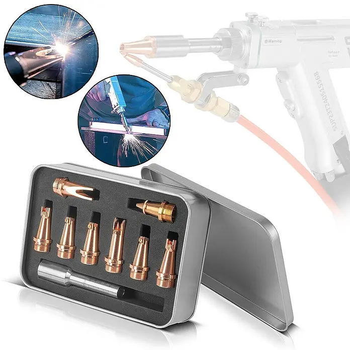 STAHLWERK Schweißzubehör-Set Laser-Düsen 9er Set - 