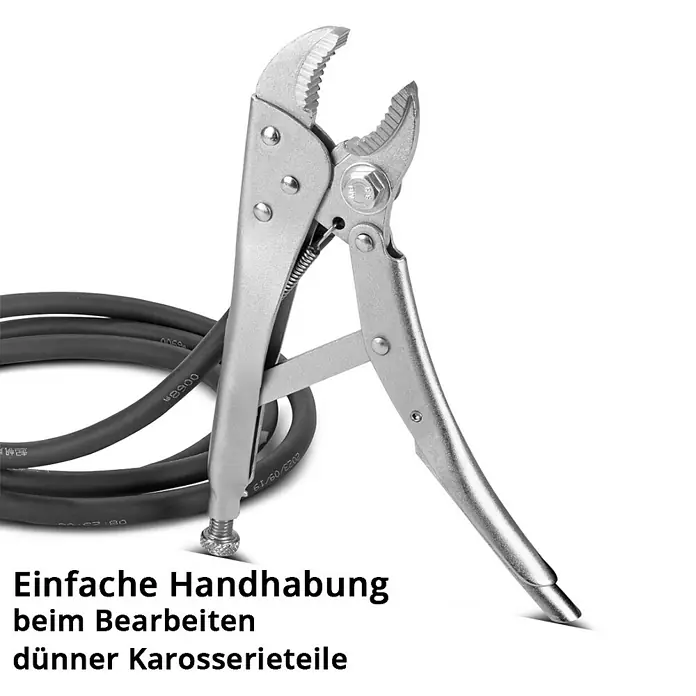 STAHLWERK Schweißzubehör-Set Massekabel 2 m für Ausbeulspotter - 