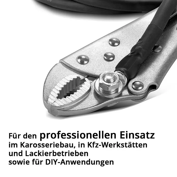 STAHLWERK Schweißzubehör-Set Massekabel 2 m für Ausbeulspotter - 