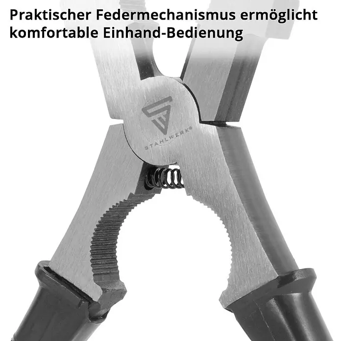 STAHLWERK Düsenzange MIG MAG Schweißzange 8" 203 mm - Länge: 10,5 cm