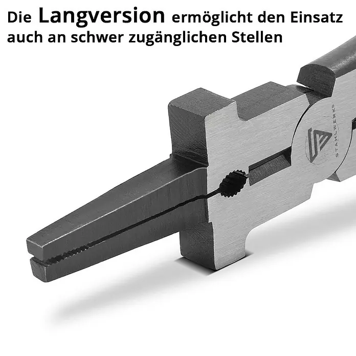 STAHLWERK Düsenzange MIG MAG Schweißzange 8" 203 mm - Länge: 10,5 cm
