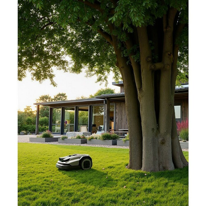 Roborock Mähroboter Q110 (1 000 m², Schnittbreite: 22 cm, Satellitengestützte Navigation, RTK) | BAUHAUS