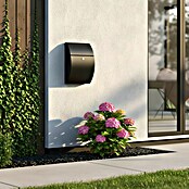 Allux Standbriefkasten 7000 (L x B x H: 195 x 320 x 510 mm, Schwarz, Stahl) | BAUHAUS