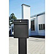 Allux Standbriefkasten Holscher (L x B x H: 175 x 370 x 480 mm, Schwarz, Stahl) | BAUHAUS