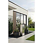 Allux Paketbox 600 (L x B x H: 230 x 380 x 1 050 mm, Silber, Stahl, Paketfach, Sicherheitsschloss) | BAUHAUS