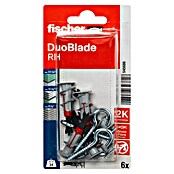 Fischer Duoblade Set de tacos para cartón yeso RH con tornillos (12 piezas, Con tornillos, Nylon)