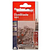 Fischer Duoblade Gipskartondübel-Set (12-tlg., Mit Schrauben/Haken, Nylon)