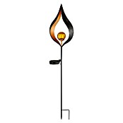 Globo LED-Solar-Dekoleuchte (L x B x H: 17,5 x 6 x 90 cm, Bronze)