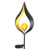 Globo LED-Solar-Dekoleuchte (L x B x H: 17,5 x 6 x 90 cm, Bronze)
