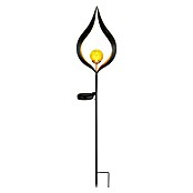 Globo LED-Solar-Dekoleuchte (L x B x H: 17,5 x 6 x 90 cm, Bronze)