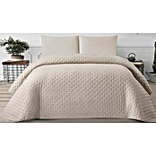 Colcha Darya (260 x 180 cm, 100% poliéster, Taupe) | BAUHAUS