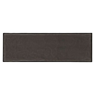 Modern Style Wandfliese Rustic Emotion (9,8 x 29,8 cm, Schwarz, Glänzend)