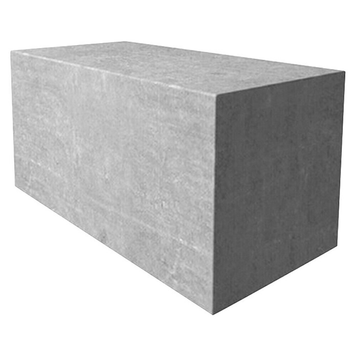 Seesteiner Beton S-Block Abdeckstein (L x B x H: 160 x 80 x 80 cm, Beton, Grau) | BAUHAUS