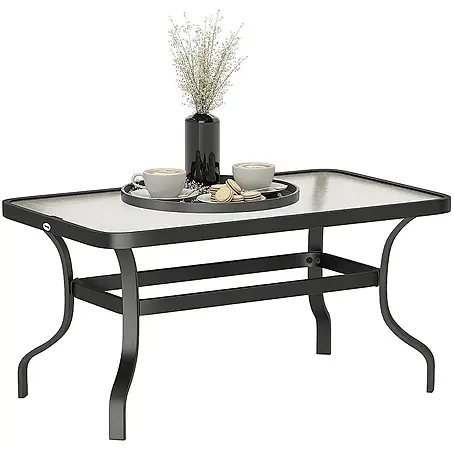 Outsunny  Garten-Loungetisch