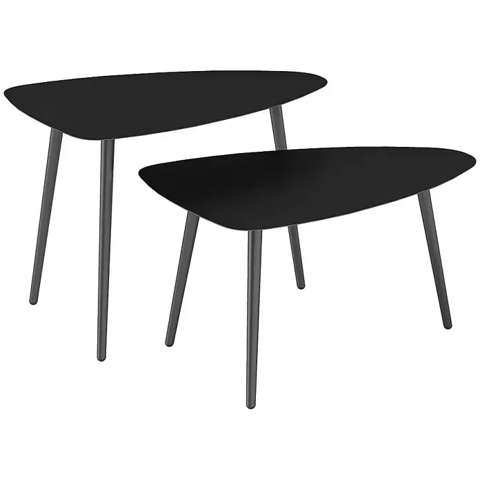 Outsunny Garten-Loungetisch - L x B x H: 65 x 45 x 45 cm