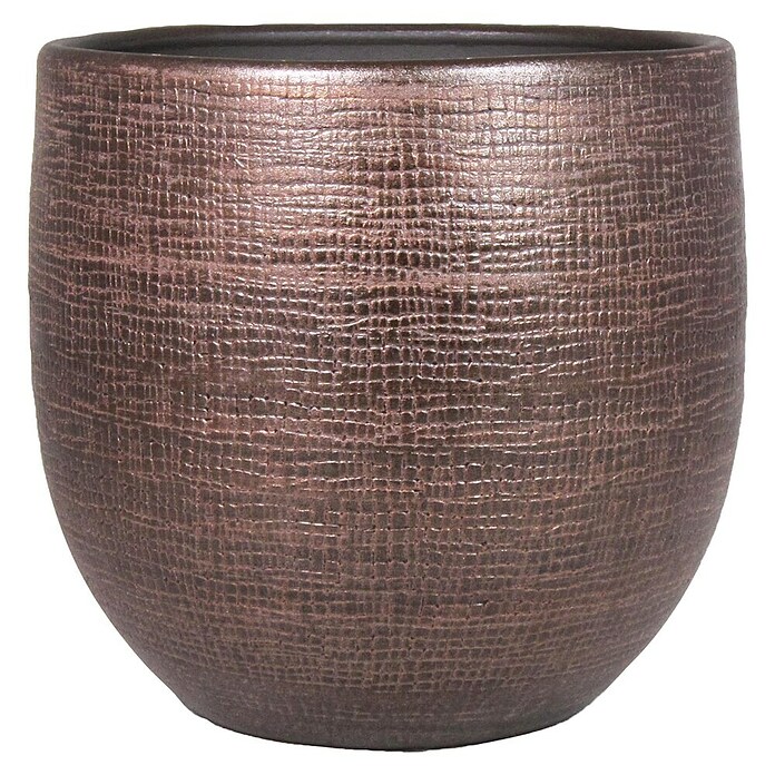 Floran Plantenpot Mira (Ø x h: 29 x 27 cm, Keramiek, Koper) | BAUHAUS