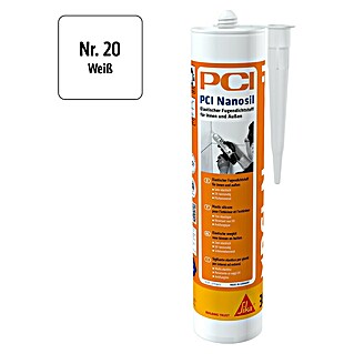 PCI Universele siliconen Nanosil Sika (Wit, 300 ml)