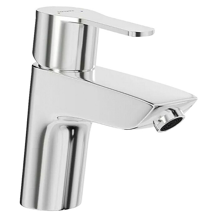 Geberit Renova Waschtisch-Set (60 x 48 cm, Ohne Spezialglasur, Hahnloch: Mitte, Mit Überlauf, Weiß) | BAUHAUS