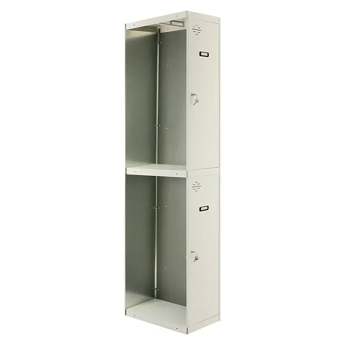 Simonrack Simonlocker Taquilla DIY Tandem Adicional - L x An x Al: 50 x 30 x 180 cm, Número de puertas: 2 ud. - Armario metálico con dos compartimentos, ideal para oficina o taller, ofrece mucho espacio de almacenamiento y seguridad con puertas con llave.
