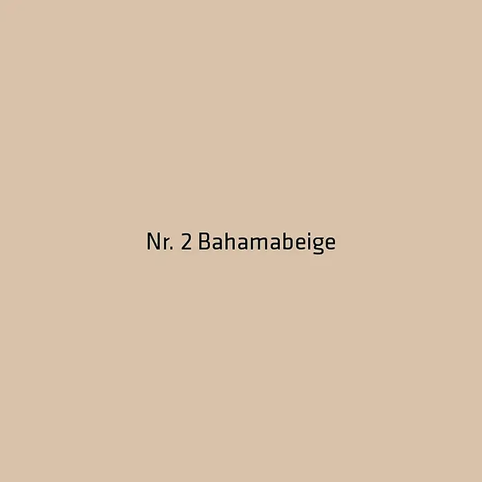 PCI Silikon Nanosil - Bahamabeige, 300 ml - Farbkarte "Nr. 2 Bahamabeige", ein helles Sandbeige.