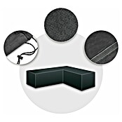 Pura Vida Funda protectora para conjunto de muebles Supreme (L x An x Al: 270 x 95 x 85 cm, Polietileno, Polipropileno, 160 g/m², Negro) | BAUHAUS