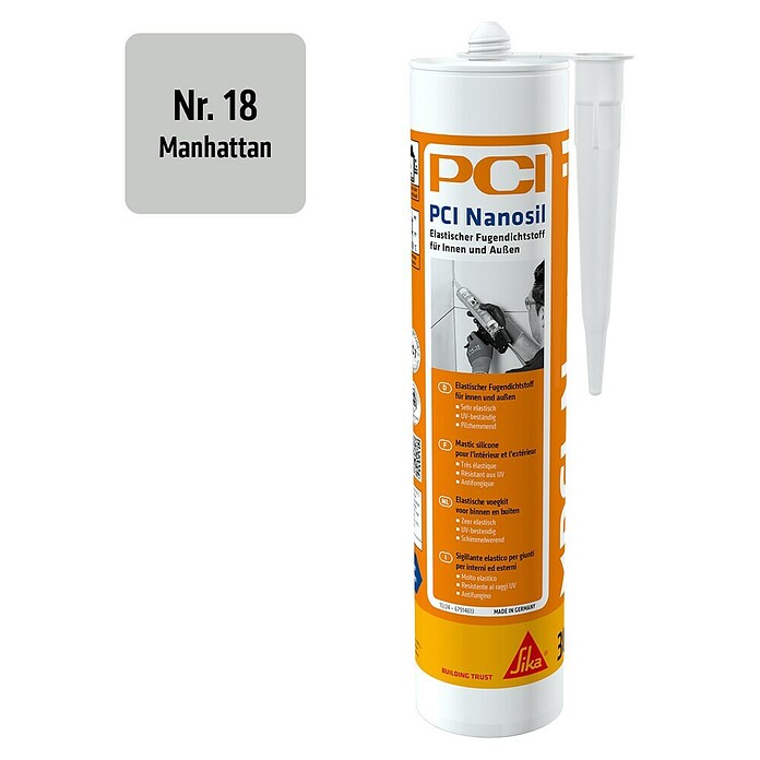 PCI Universele siliconen Nanosil Sika (Manhattan, 300 ml) | BAUHAUS