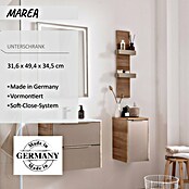 Camargue Marea Unterschrank (31 x 34,5 x 49,4 cm, DIN Anschlag: Rechts, Goldbronze) | BAUHAUS