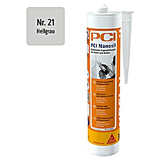 PCI Universele siliconen Nanosil Sika (Heldergrijs, 300 ml)