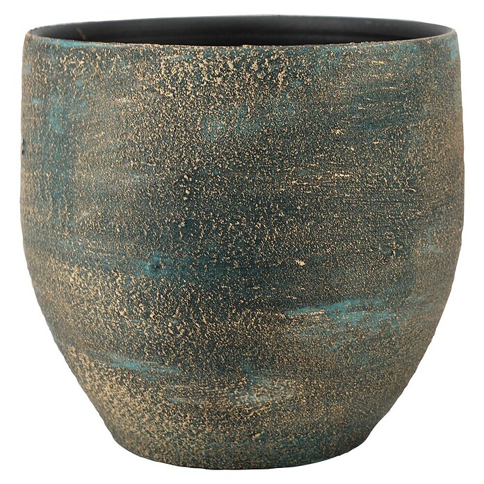 Floran Plantenpot Madeira (Buitenmaat (Ø x h): 20 x 20 cm, Keramiek, Blauw) | BAUHAUS