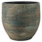 Floran Plantenpot Madeira (Buitenmaat (Ø x h): 20 x 20 cm, Keramiek, Blauw) | BAUHAUS