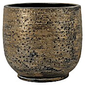 Floran Plantenpot Aveiro (Buitenmaat (Ø x h): 34 x 32 cm, Keramiek, Goud) | BAUHAUS