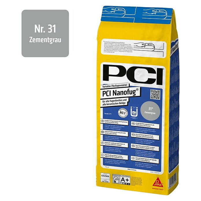 PCI Nanofug (Zementgrau, 4 kg)