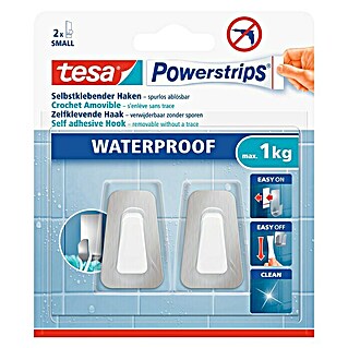 tesa Powerstrips® Haken Waterproof S Metall-Kunststoff - tesa