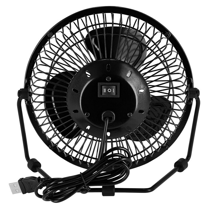 Voltomat USB ventilator Mini  (Črna, 18 cm) | 3443 - Tisch/Standventilatoren QM | CBLB - Ventilatoren Qualitätsmarke | CBL - Ventilatoren | CB - Elektroinstallation | C - Elektro | BAUHAUS