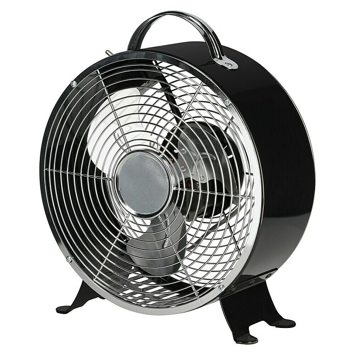 Voltomat Namizni ventilator Retro  (Barva: Črna, Premer: 25 cm) | 3443 - Tisch/Standventilatoren QM | CBLB - Ventilatoren Qualitätsmarke | CBL - Ventilatoren | CB - Elektroinstallation | C - Elektro | BAUHAUS