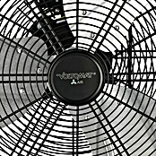 Voltomat Bodenventilator Industrieventilator mit Rollen (Schwarz, 60 cm) | BAUHAUS
